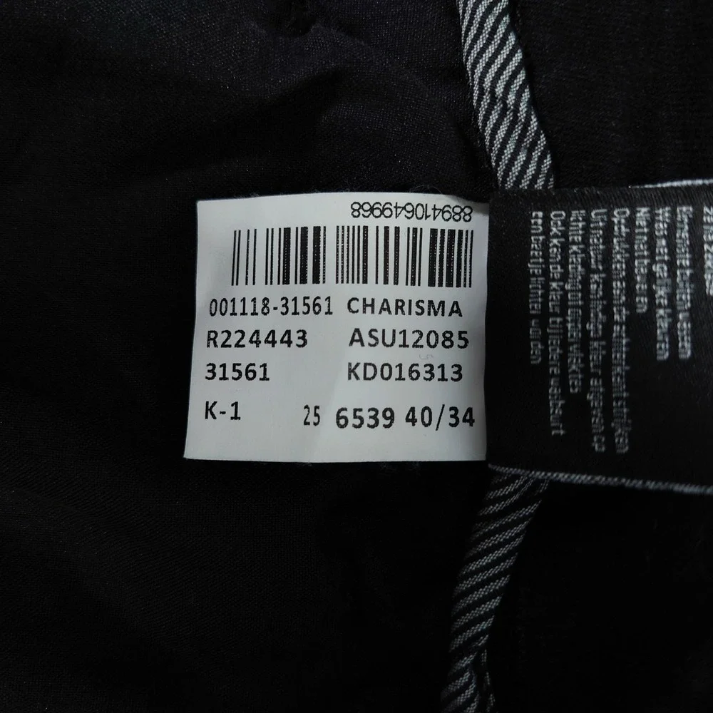 34 Heritage Charisma Jeans Mens 40 X 34 Black Comfort Rise Classic Straight